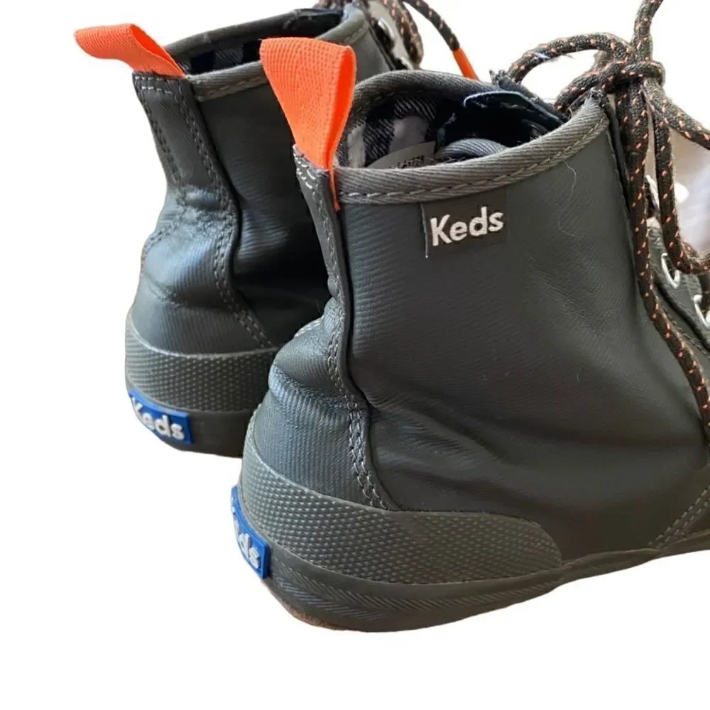 Keds Scout Splash Duck Boots 8 Orange Green Rain Boots